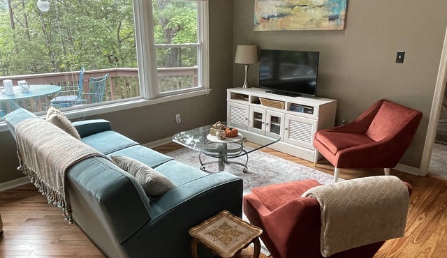 Modern with View, Pippin Cottage is between CRVillage & Lake Lure Beach in Lake Lure
