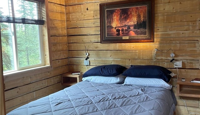 Moose Log Cabin Sleeps 6 near Denali National Park