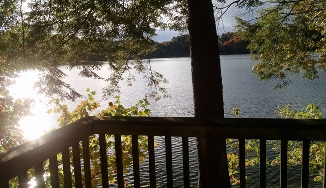 Natural Setting on Quiet Lake 1 hour from Portland, Newly installed internet