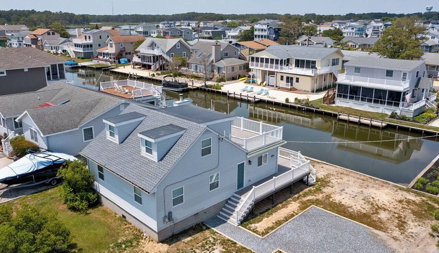 Newly Renovated 4-Bedroom, 1.5-Bathroom Canal-Front Home in South Bethany Beach; Parking Pass, Free WIFI and 2 Large Decks!