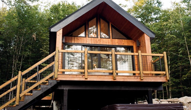 Nordic House - Glamping Cabin w Hot Tub, Sauna, Cold Plunge + Waterfront w Dock