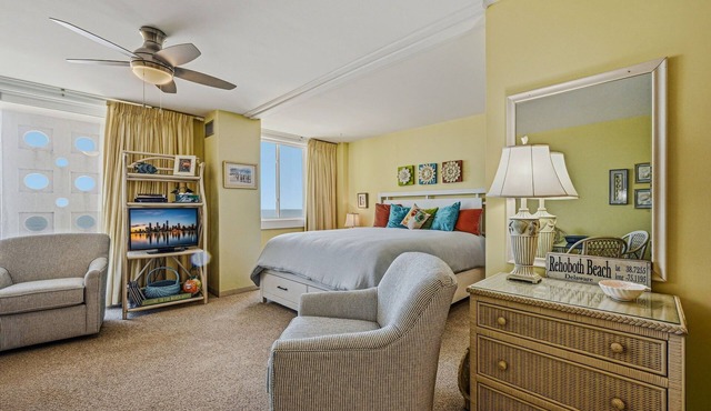 Ocean Front Studio located in downtown Rehoboth Beach!