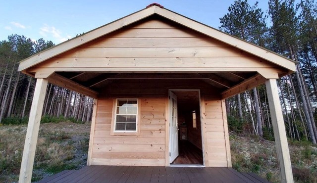 Off-Grid Cabin Nestled Among Nature with Lovely Landscape Views in Maine