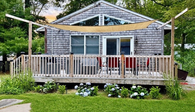Peaceful 3-Bedroom Beach Cottage with Deck, Beach Parking Pass & Outdoor Shower