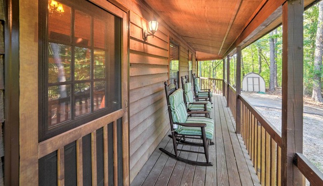 Private Ellijay Cabin w/Deck, Fire Pit & Amenities