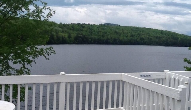 Private Lakeside Condo with Roof Deck near Sunday River and Mt Abram