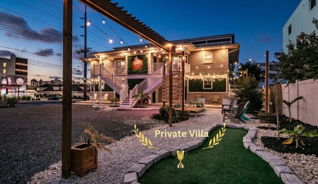 Private Villa w/3 Units Highly Sought-Out Area & On Beach
