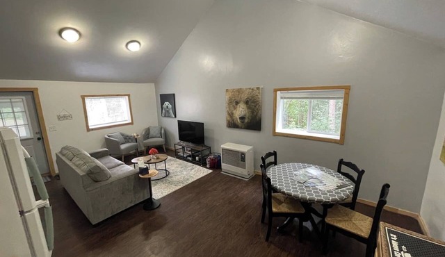 Raven’s Landing #8 cozy private cabin Northern Lights