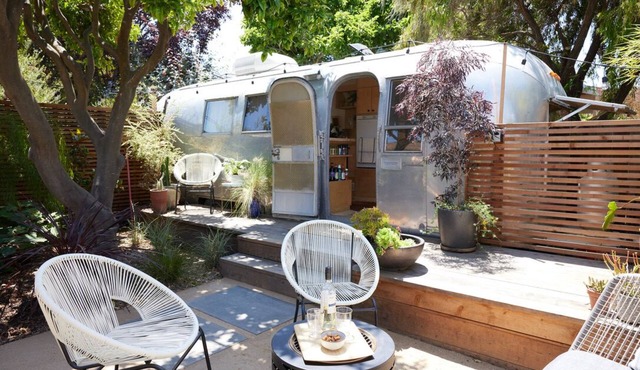 Renovated Airstream with Garden