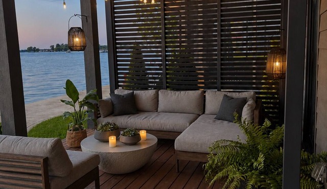 Roxie's Modern Lake Front House on the water!