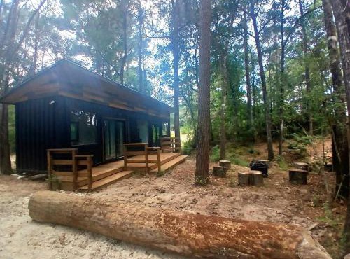 Secluded Container with BBQ for a Waterfront Retreat, Perfect for Fishing and Roasting S'Mores in Grimes County, Texas