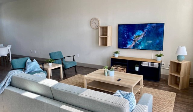 Secure Space Near Memorial Lake view Gym Pool W/D