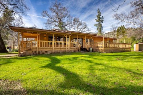 Serene Riverfront Home - Hot Tub + Private Walkway to the River in Three Rivers