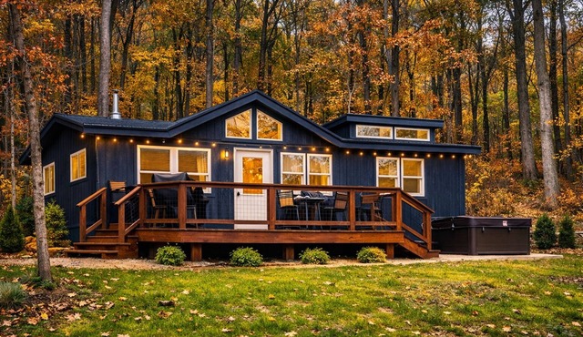 SOFT OPENING: Willow's Cove – Private Woodland Escape, Hot Tub & Home Theater