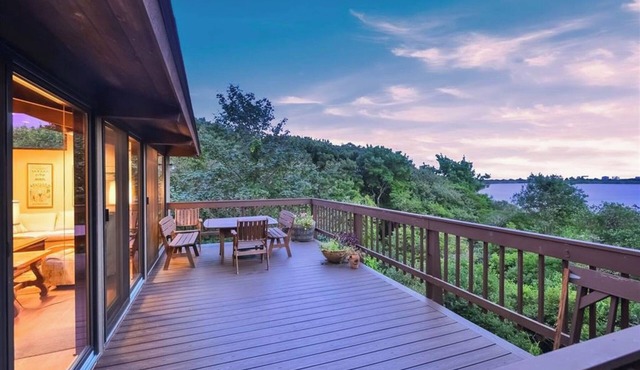 Spend your vacation at this relaxing waterfront retreat on Green Hill Pond.
