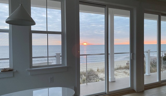 Stunning, light-filled beachfront sanctuary with full views of Delaware Bay. in Prime Hook Beach