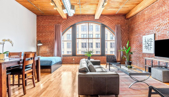 Stylish Industrial Loft in Downtown St. Louis