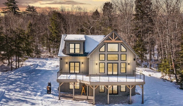 The Hideout | New, Views, Theater, Fireplace, Deck