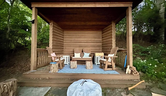 Uncle Henry’s Cabin, a 3-bed, 3-bath retreat on the Eastern Continental Divide.