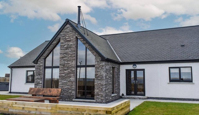 Uninterrupted views over Coll Beach and sea views out over Broadbay. in All Outer Hebrides