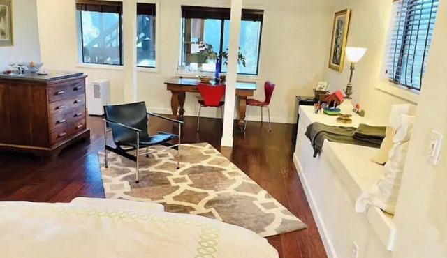 Unique private access studio with outdoor spa in paradise.