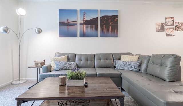 Updated & Gated Silicon Valley 1BR Condo! AC+Parking+Washer+Dryer by Santana Row