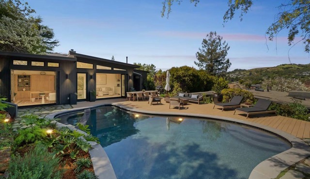Updated Mid-Century Gem in Belvedere w/Pool