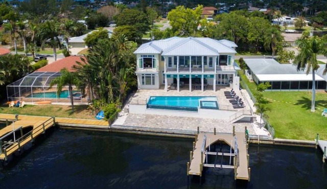 Villa Bequia | Waterfront Home with Dock & Heated Pool