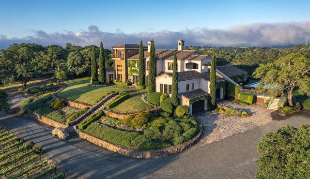 Villa Capricho- Private 25-acre Wine Country Estate w/GuestHouse, Pool, Vineyard