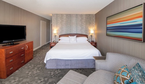 Room, 1 King Bed with Sofa bed, Courtyard View (Balcony)