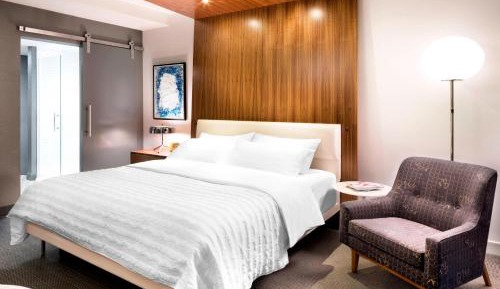 Standard King Room with Roll-in Shower - Mobility and Hearing Accessible