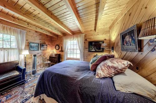 Waterfront Home on Moose River with Firepit, Porch, Pool Table, Great River View